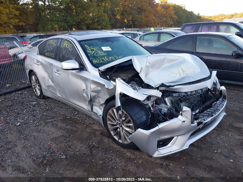 2018 Infiniti Q50 3.0T Luxe VIN: JN1EV7AR4JM610672 Lot: 37925913