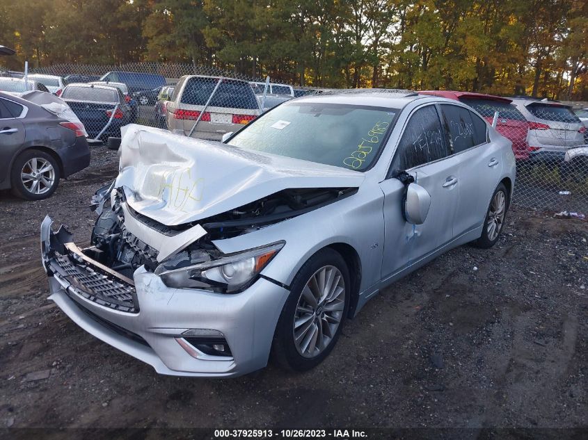 2018 Infiniti Q50 3.0T Luxe VIN: JN1EV7AR4JM610672 Lot: 37925913