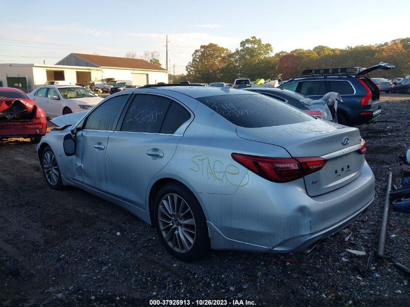 2018 Infiniti Q50 3.0T Luxe VIN: JN1EV7AR4JM610672 Lot: 37925913