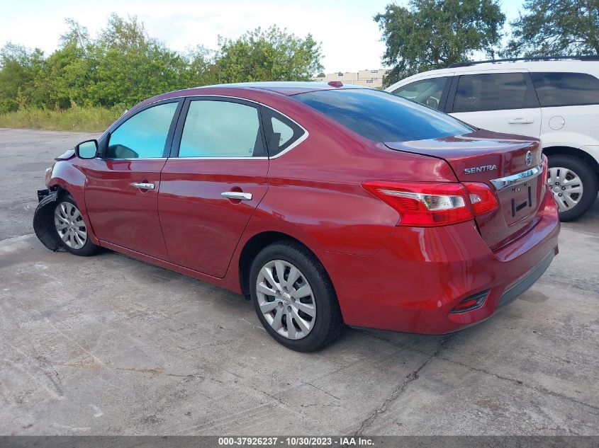 2017 Nissan Sentra Sv VIN: 3N1AB7APXHL642620 Lot: 37926237