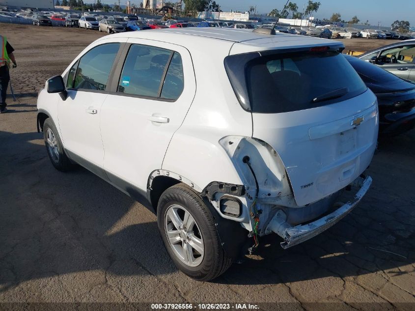 2019 Chevrolet Trax Ls VIN: 3GNCJKSB8KL379573 Lot: 37926556