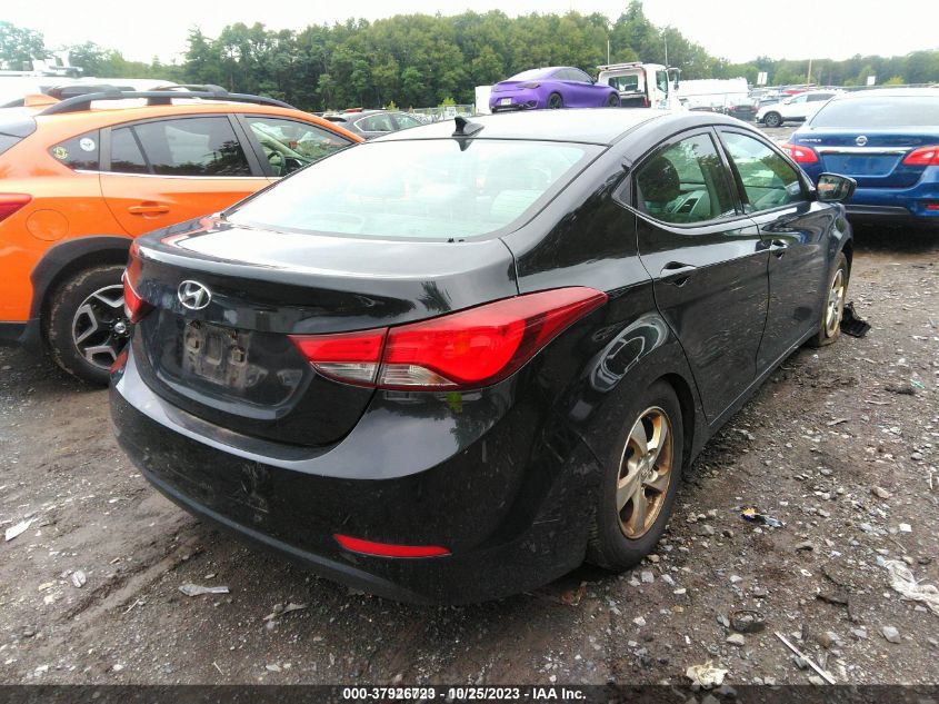 2014 Hyundai Elantra Se (Ulsan Plant) VIN: KMHDH4AE3EU081339 Lot: 37346099