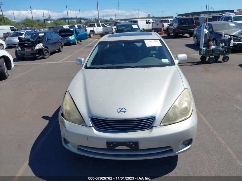 2005 Lexus Es 330 VIN: JTHBA30G455121062 Lot: 37926762