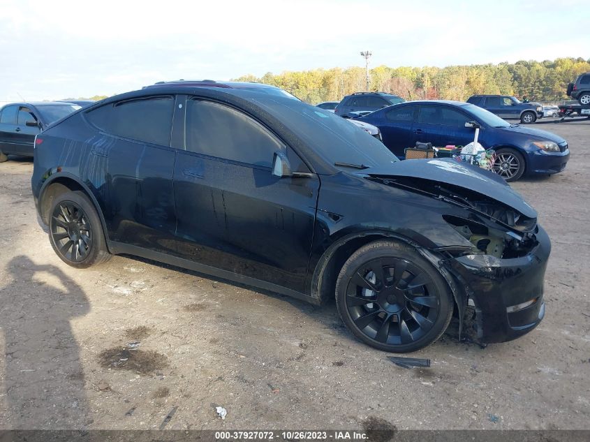 2023 Tesla Model Y Awd/Long Range Dual Motor All-Wheel Drive VIN: 7SAYGAEE8PF705524 Lot: 37927072