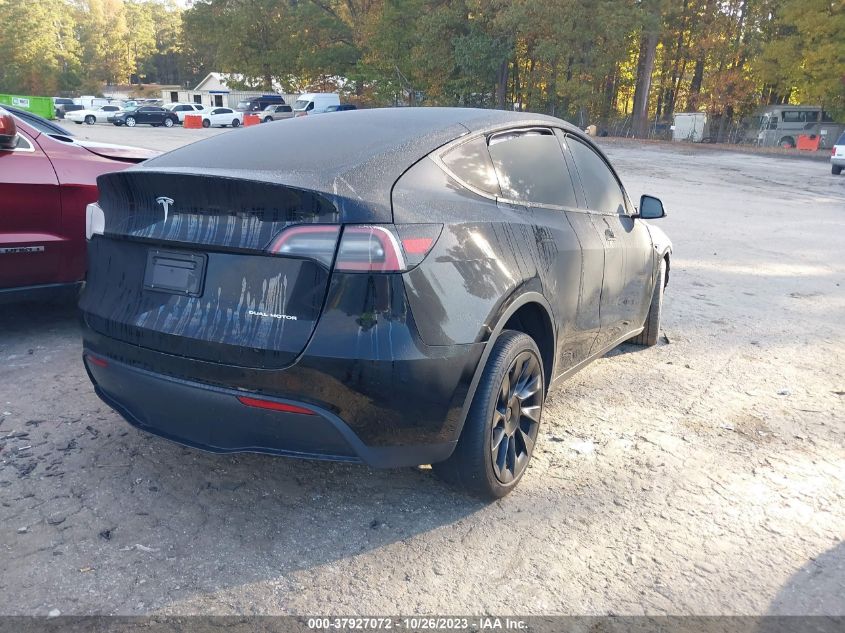 2023 Tesla Model Y Awd/Long Range Dual Motor All-Wheel Drive VIN: 7SAYGAEE8PF705524 Lot: 37927072