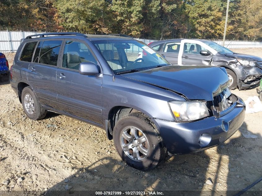 2005 Toyota Highlander VIN: JTEDD21A150106596 Lot: 37927099