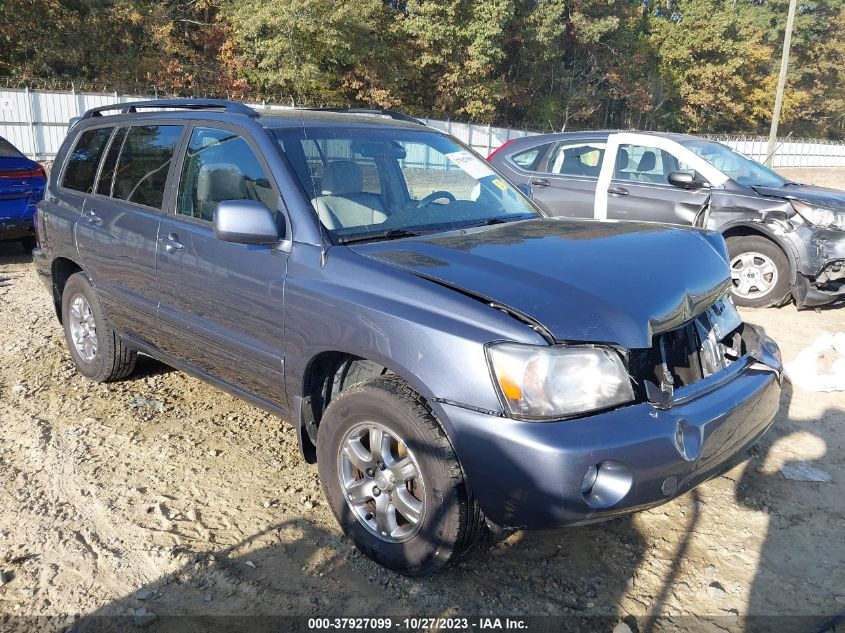 2005 Toyota Highlander VIN: JTEDD21A150106596 Lot: 37927099