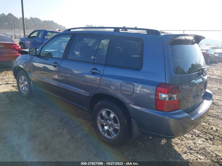 2005 Toyota Highlander VIN: JTEDD21A150106596 Lot: 37927099