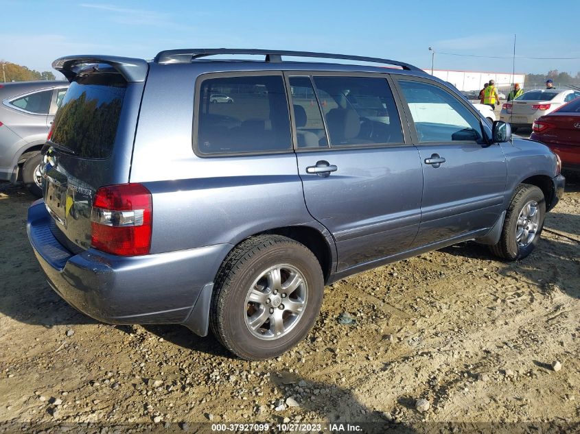 2005 Toyota Highlander VIN: JTEDD21A150106596 Lot: 37927099