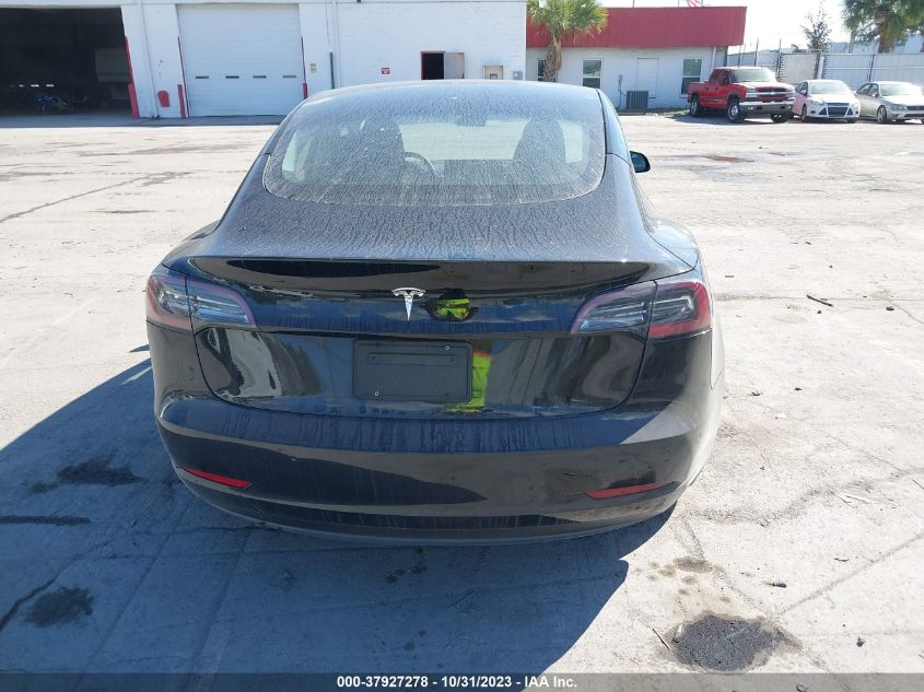 2023 Tesla Model 3 Rear-Wheel Drive VIN: 5YJ3E1EA9PF433561 Lot: 37927278