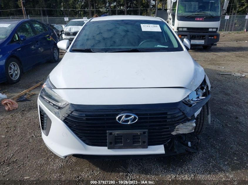 2017 Hyundai Ioniq Hybrid Sel VIN: KMHC75LCXHU026116 Lot: 37927280