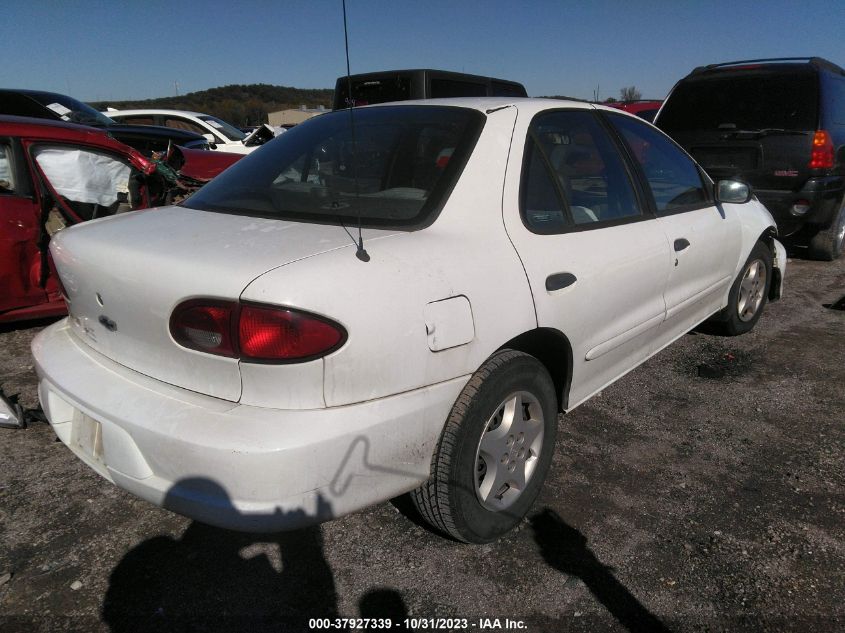 2002 Chevrolet Cavalier VIN: 1G1JC524527177784 Lot: 37927339