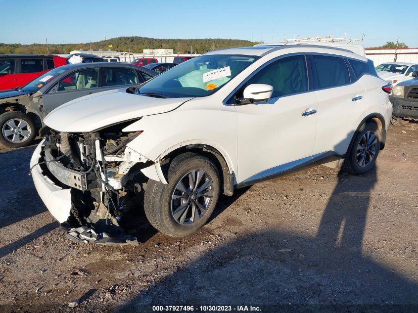 2017 Nissan Murano Sl VIN: 5N1AZ2MG4HN187377 Lot: 37927496