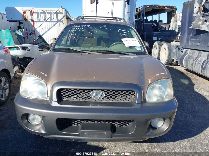 2004 Hyundai Santa Fe Gls VIN: KM8SC13D74U776186 Lot: 37927518