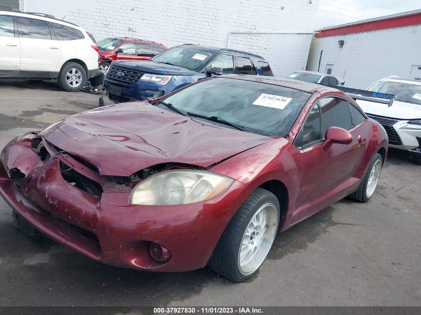 2007 Mitsubishi Eclipse Gs VIN: 4A3AK24F17E051011 Lot: 37927830