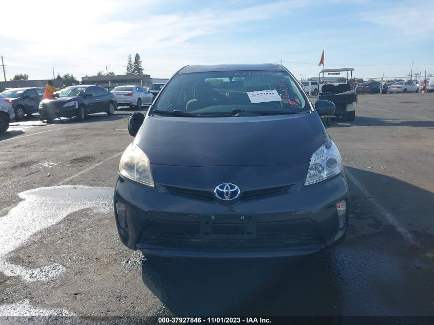 2012 Toyota Prius One/Two/Three/Four/Five VIN: JTDKN3DU2C1513712 Lot: 37927846