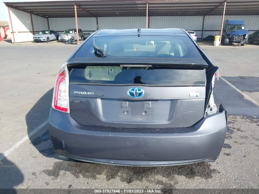 2012 Toyota Prius One/Two/Three/Four/Five VIN: JTDKN3DU2C1513712 Lot: 37927846