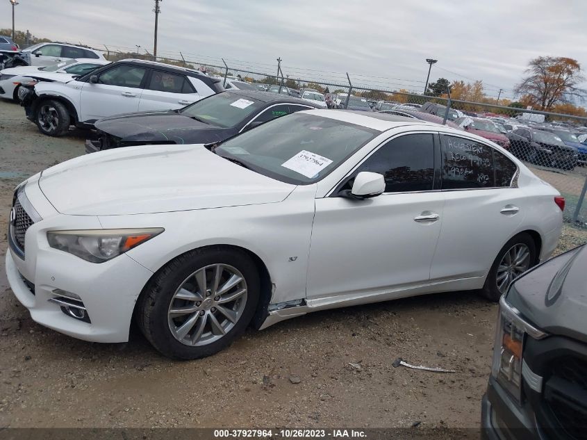 2014 Infiniti Q50 Premium VIN: JN1BV7AP3EM680929 Lot: 37927964