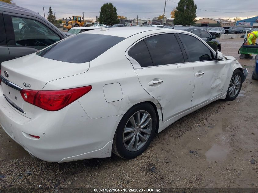 2014 Infiniti Q50 Premium VIN: JN1BV7AP3EM680929 Lot: 37927964