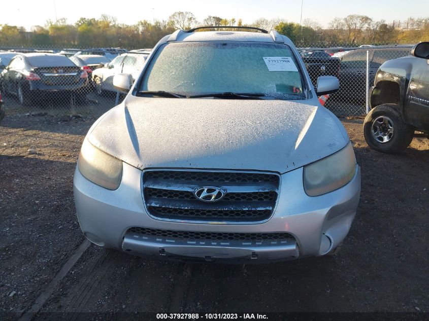 2007 Hyundai Santa Fe Gls VIN: 5NMSG13D27H108512 Lot: 37927988