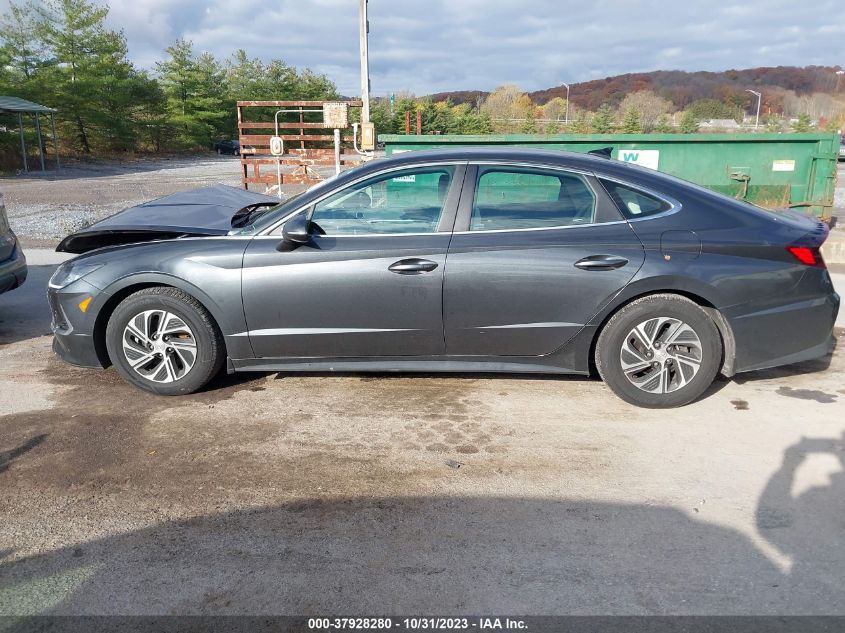 2021 Hyundai Sonata Hybrid Blue VIN: KMHL24JJ4MA029387 Lot: 37928280