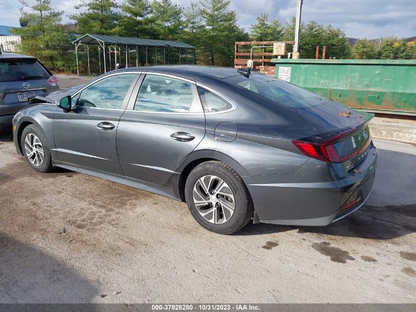 2021 Hyundai Sonata Hybrid Blue VIN: KMHL24JJ4MA029387 Lot: 37928280