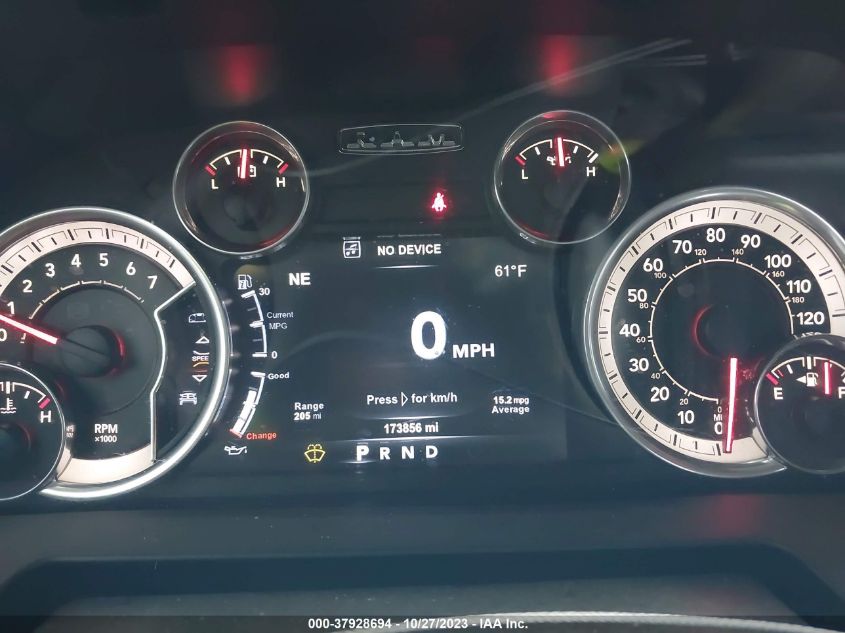 2015 Ram 1500 Big Horn VIN: 3C6RR7LT1FG641696 Lot: 37928694