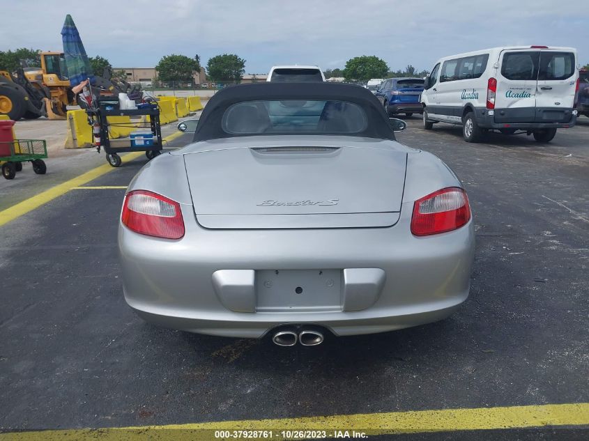 2007 Porsche Boxster S VIN: WP0CB29887U730379 Lot: 37928761