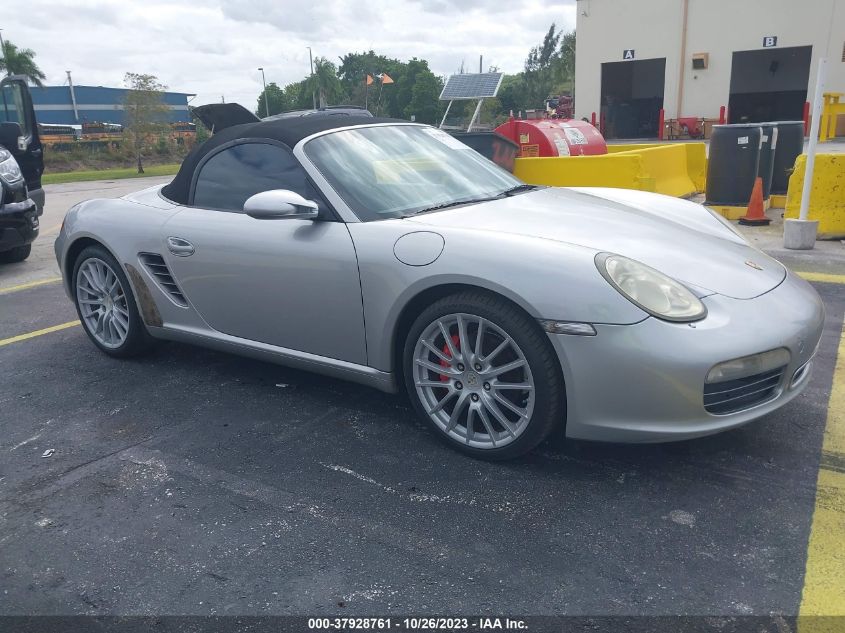 2007 Porsche Boxster S VIN: WP0CB29887U730379 Lot: 37928761