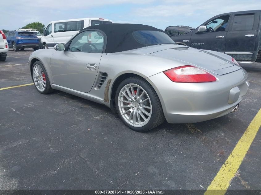 WP0CB29887U730379 2007 Porsche Boxster S