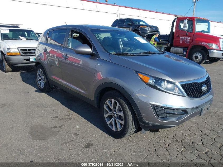 2016 Kia Sportage Lx VIN: KNDPBCAC5G7872193 Lot: 37929096