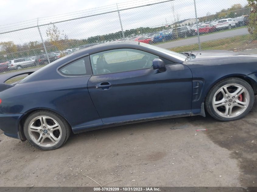 2006 Hyundai Tiburon Gt/Se/Gt Limited VIN: KMHHN65F36U219424 Lot: 37929209