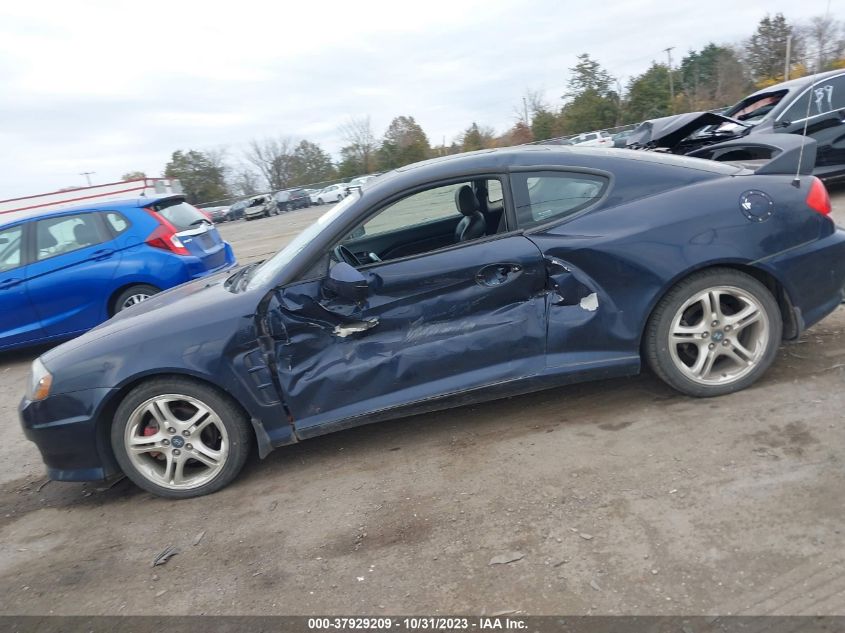 2006 Hyundai Tiburon Gt/Se/Gt Limited VIN: KMHHN65F36U219424 Lot: 37929209