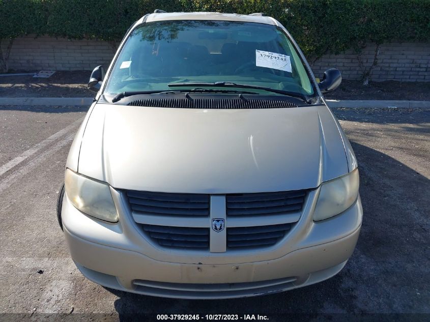 2005 Dodge Grand Caravan Se VIN: 1D4GP24R35B167529 Lot: 37929245