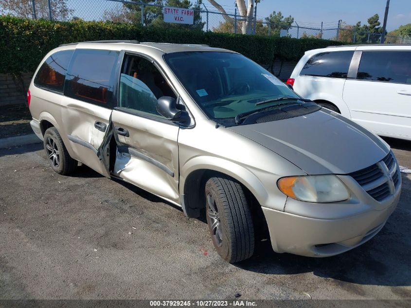 2005 Dodge Grand Caravan Se VIN: 1D4GP24R35B167529 Lot: 37929245