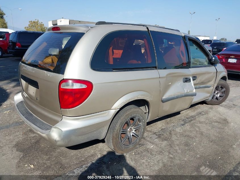 2005 Dodge Grand Caravan Se VIN: 1D4GP24R35B167529 Lot: 37929245