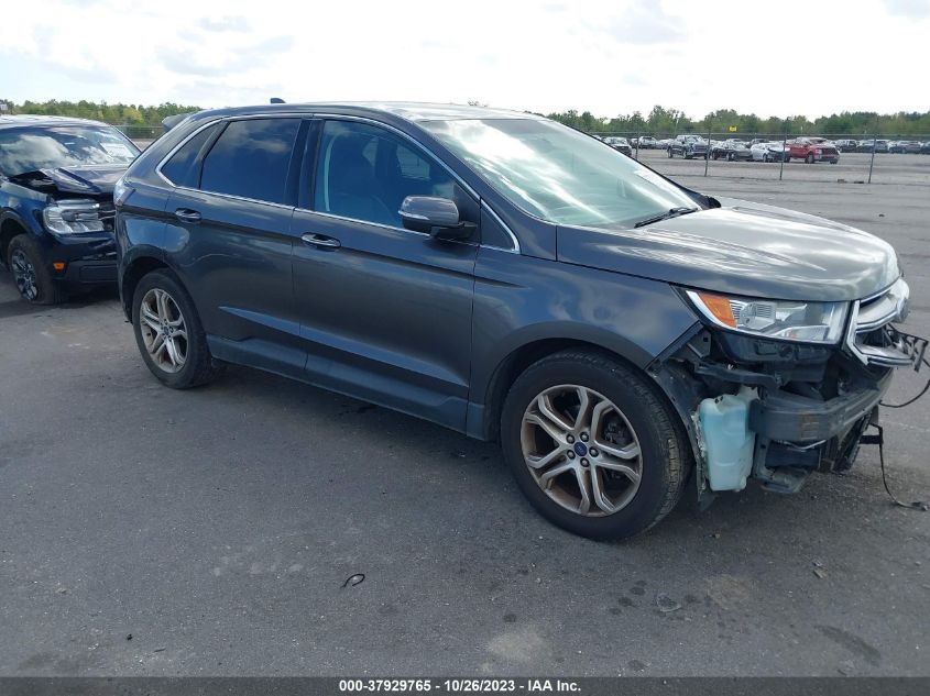 2015 Ford Edge Titanium VIN: 2FMTK3K94FBB22528 Lot: 37929765