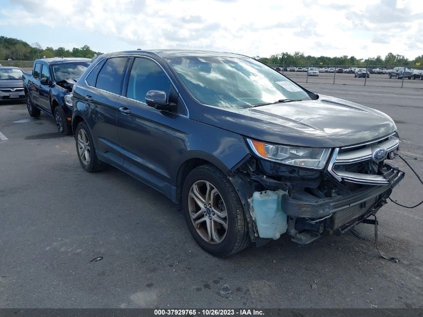 2015 Ford Edge Titanium VIN: 2FMTK3K94FBB22528 Lot: 37929765