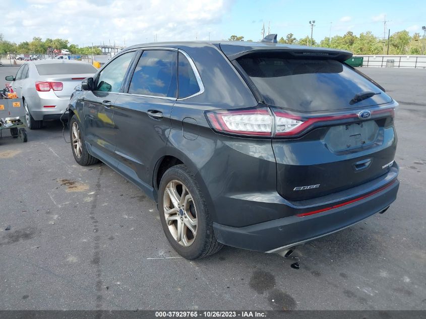 2015 Ford Edge Titanium VIN: 2FMTK3K94FBB22528 Lot: 37929765