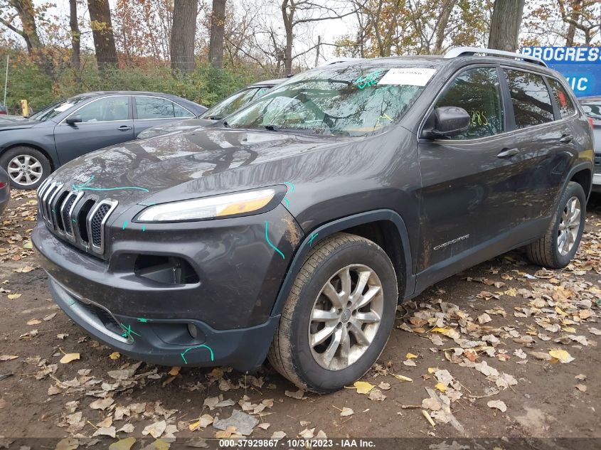 2014 Jeep Cherokee Limited VIN: 1C4PJMDS2EW269278 Lot: 37929867