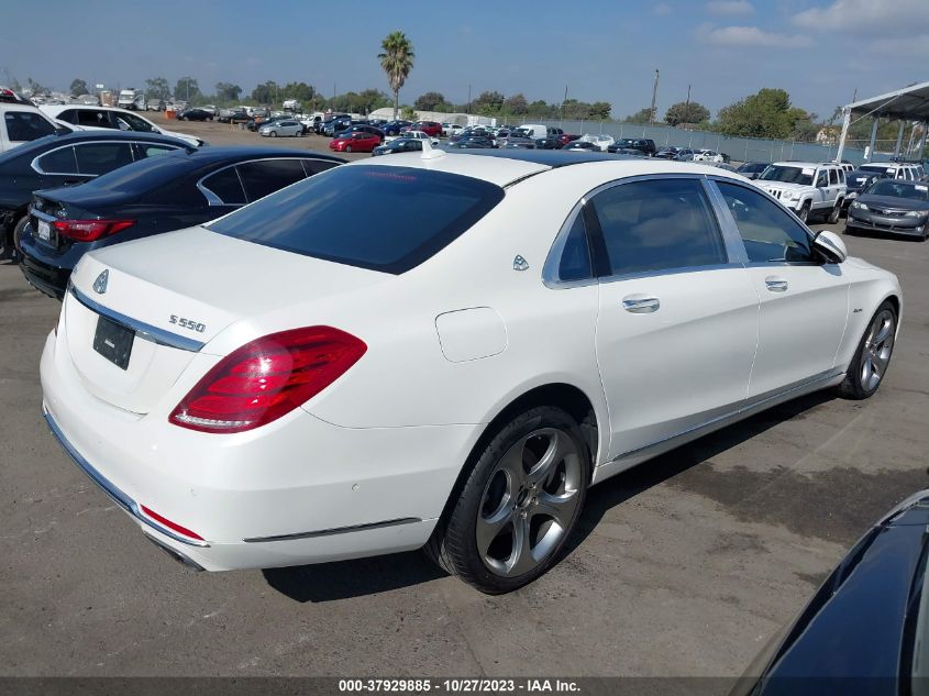 2017 Mercedes-Benz Maybach S 550 4Matic VIN: WDDUX8FB0HA330267 Lot: 37929885