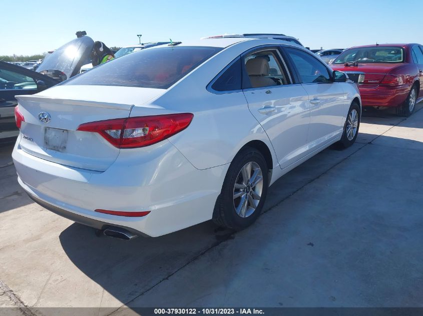 2016 Hyundai Sonata 2.4L Se VIN: 5NPE24AF3GH415868 Lot: 37930122