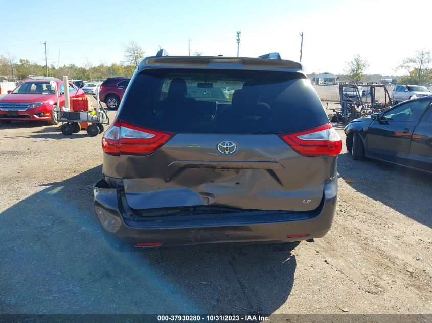 2015 Toyota Sienna Le VIN: 5TDKK3DC7FS610637 Lot: 37930280