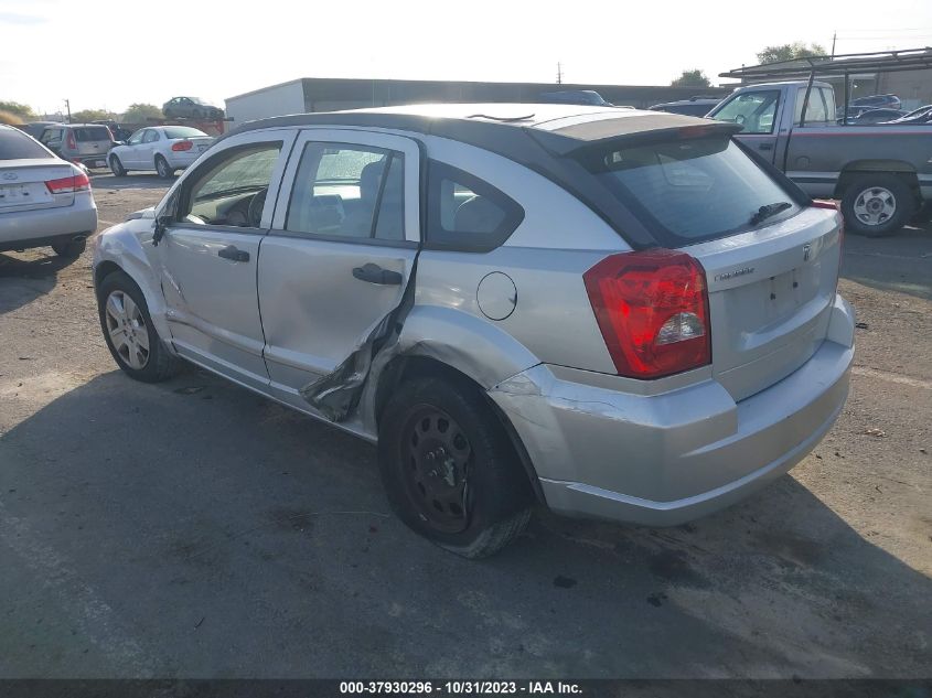 2007 Dodge Caliber Sxt VIN: 1B3HB48B77D336971 Lot: 37930296