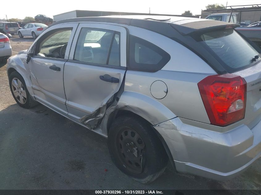 2007 Dodge Caliber Sxt VIN: 1B3HB48B77D336971 Lot: 37930296