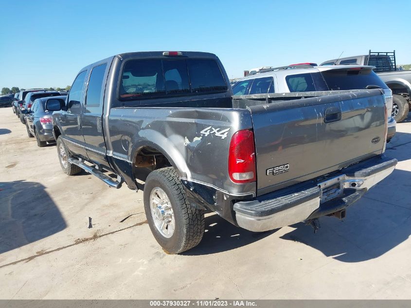 2003 Ford Super Duty F-250 Xl/Xlt/Lariat/King Ranch VIN: 1FTNW21LX3EA87616 Lot: 37930327