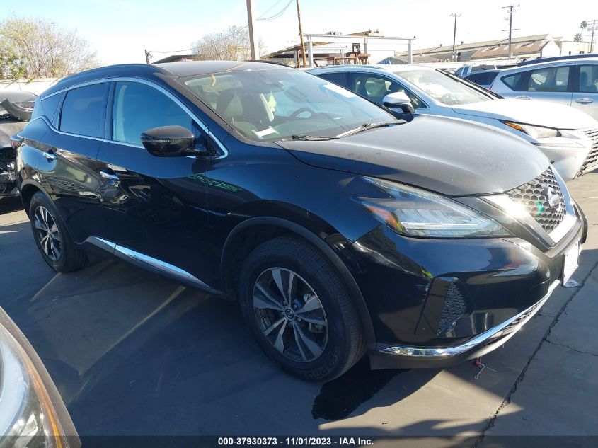 2020 Nissan Murano Sv VIN: 5N1AZ2BJ5LN106782 Lot: 37930373