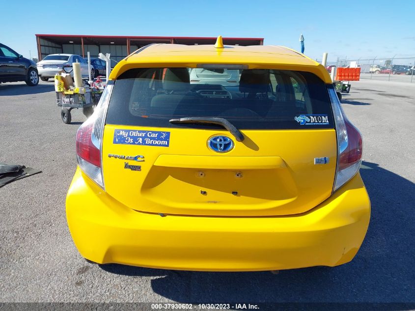 2015 Toyota Prius C One/Two/Three/Four VIN: JTDKDTB37F1100766 Lot: 37930602