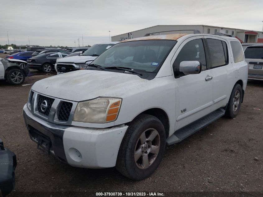 2005 Nissan Armada Se VIN: 5N1AA08A95N725505 Lot: 37930739