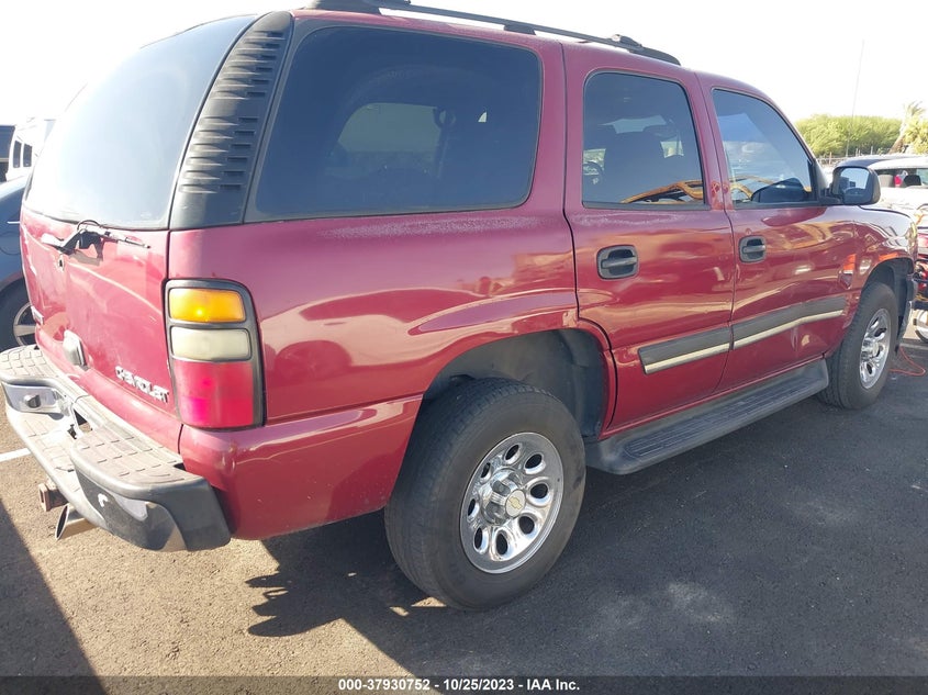 2005 Chevrolet Tahoe Ls VIN: 1GNEC13T45J106999 Lot: 37930752